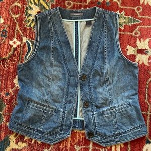 Liz Claiborne jean vest